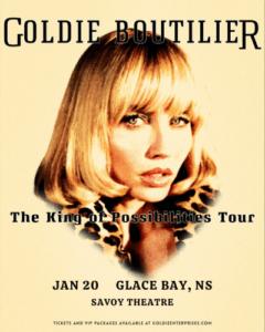 Goldie Boutilier – The King of Possibilities Tour – Savoy Theatre